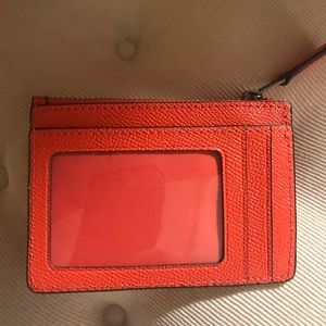 COACH Orange CCK holder